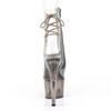 Pleaser - ADORE1018CT Bottes de plateforme, Pole dance chaussures - Chaussures de pole dance - Gris/Transparent Product image